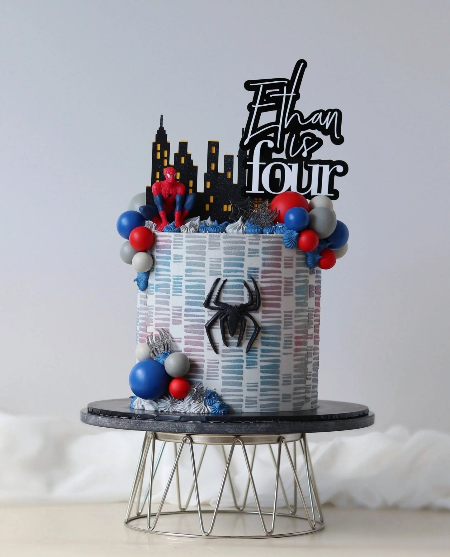 Acrylic Custom "Name" is "Age" Topper (more colours) - Bel Bear Bakes