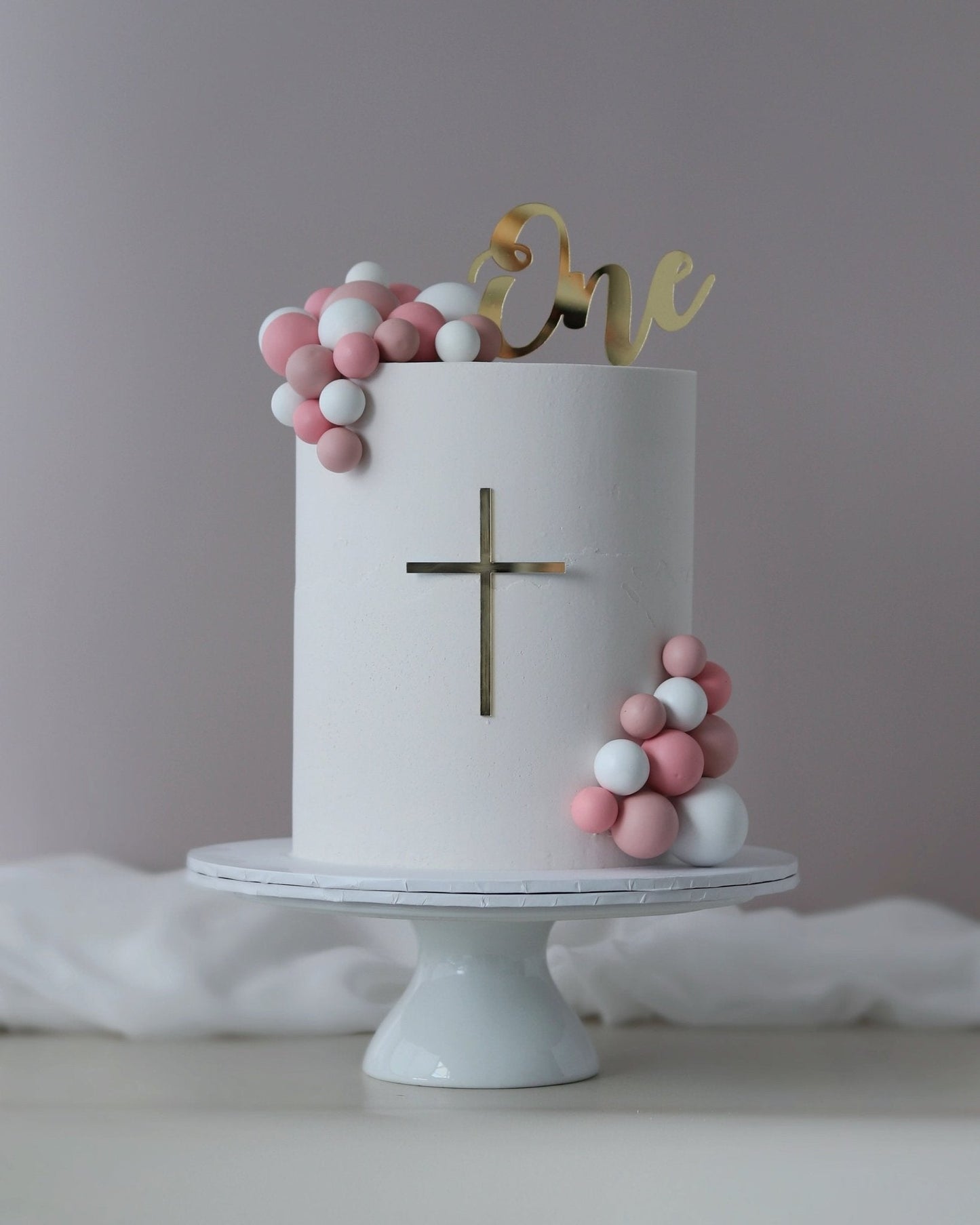 Slim Acrylic Religious Cross Charm (more colours) Bel Bear Bakes