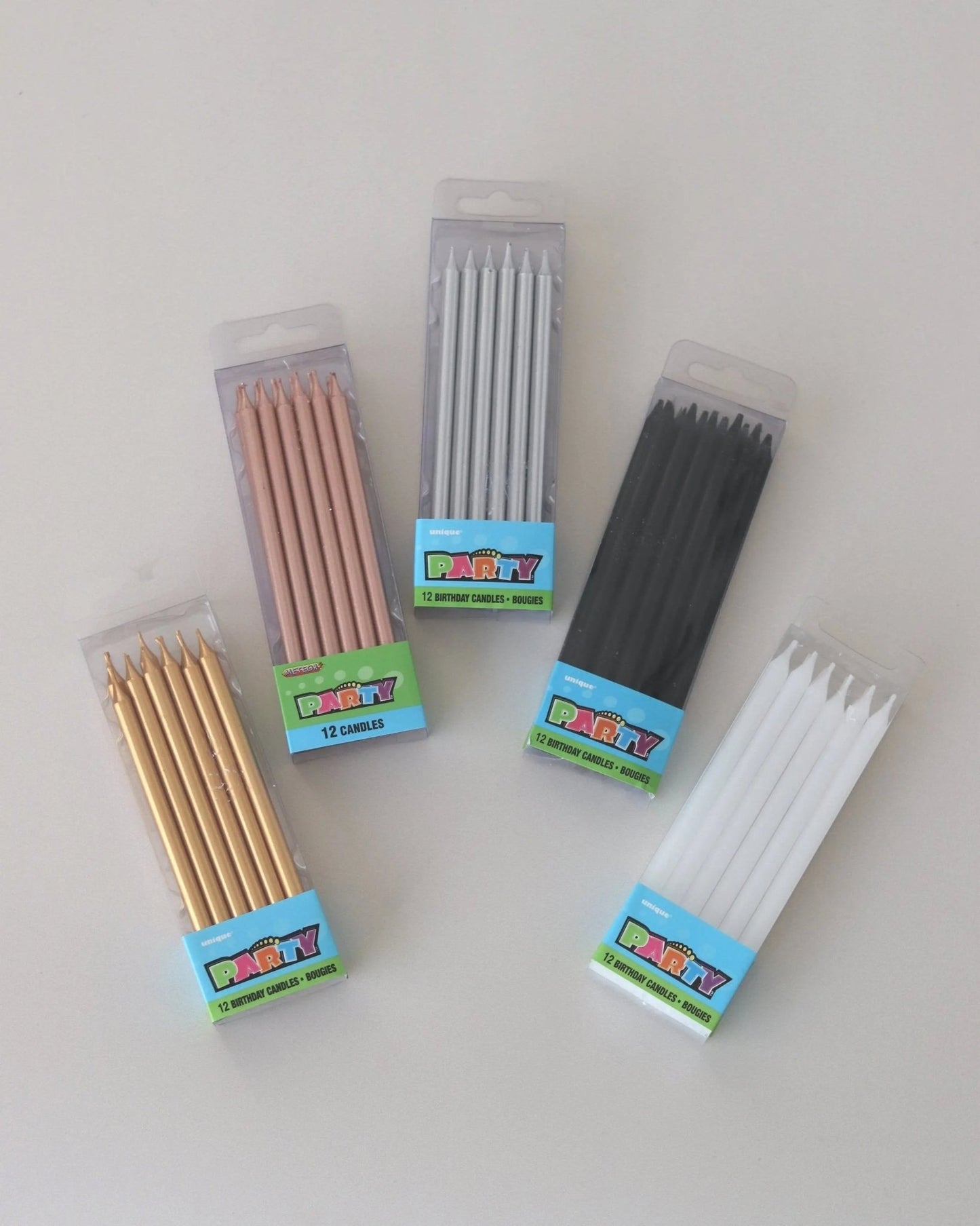 Tall Candles (12pk) - Bel Bear Bakes