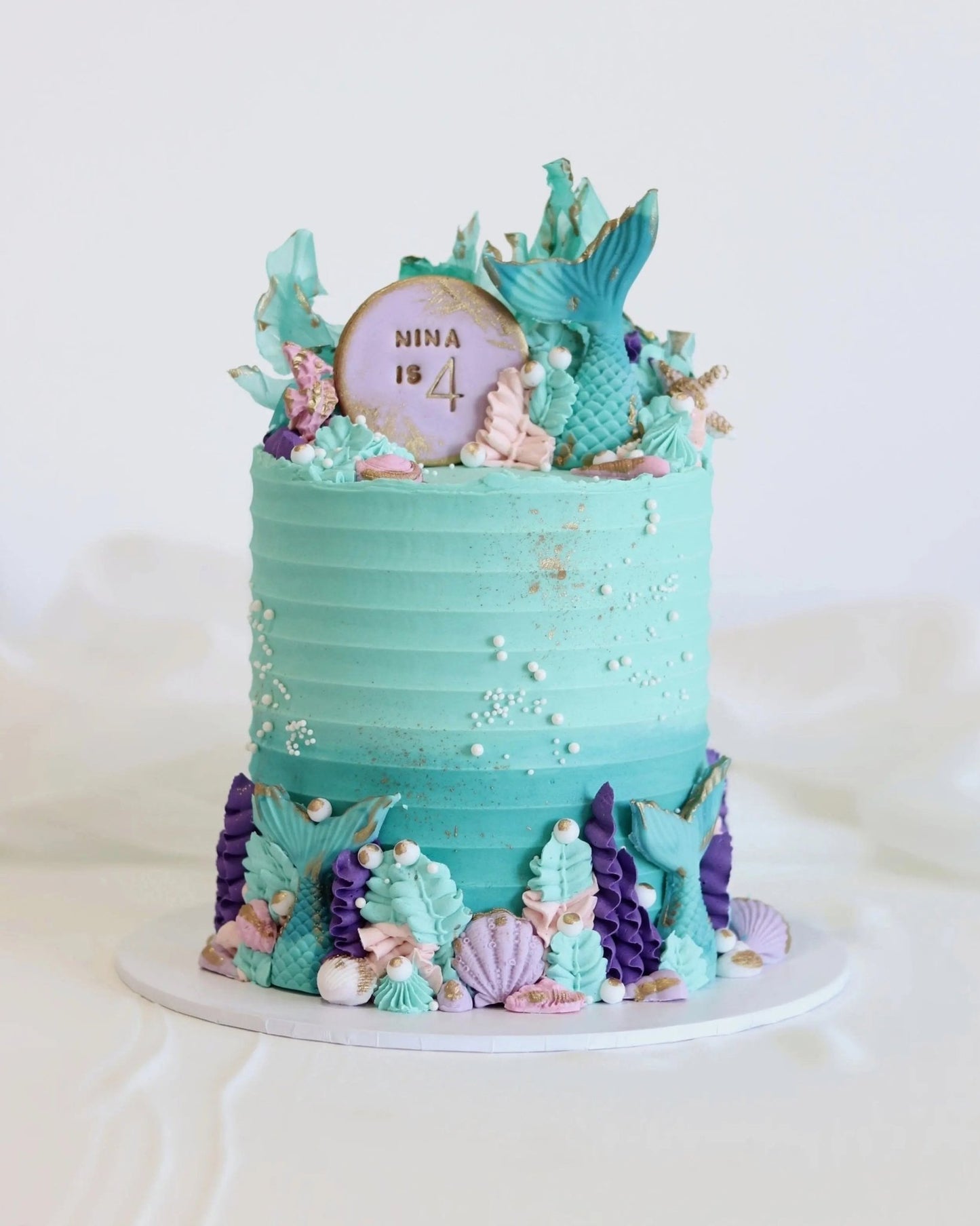 Custom Name & Age Plaque (more colours) - Bel Bear Bakes