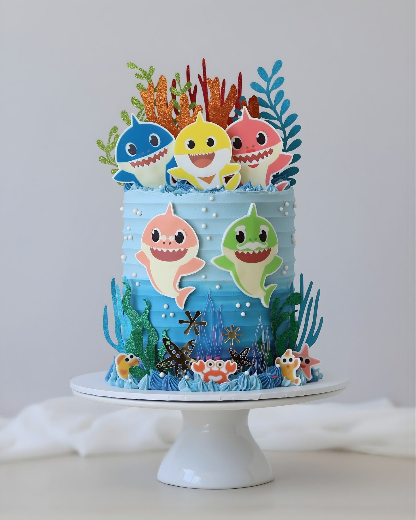 Baby Shark Cake - Bel Bear Bakes