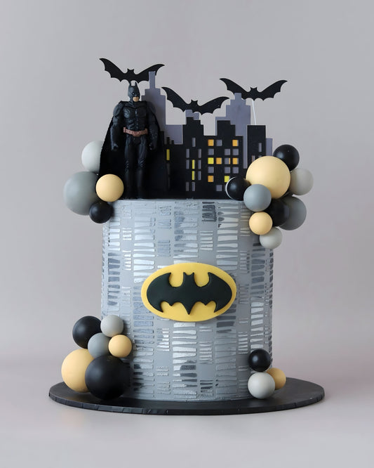 Batman Character Cake - Bel Bear Bakes