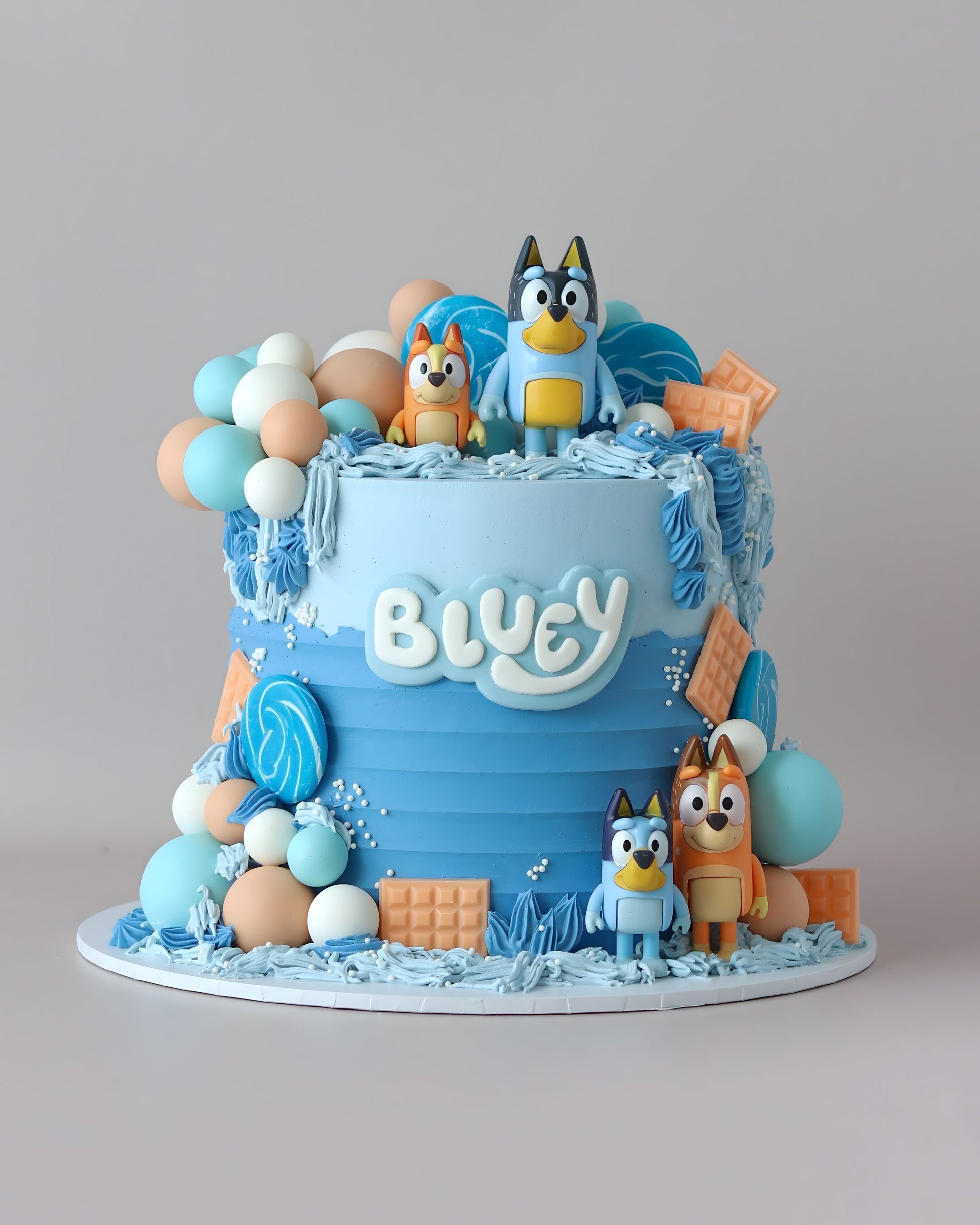 Bluey Character Cake - Bel Bear Bakes