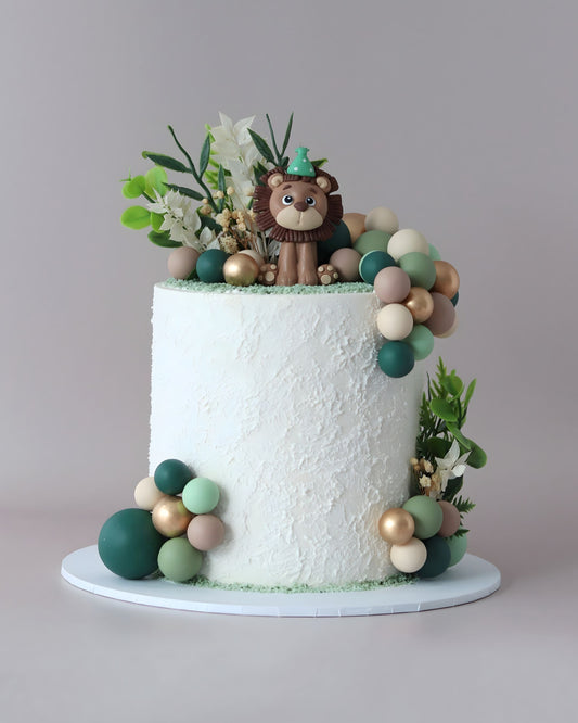 Cartoon Lion  Party Cake  - Bel Bear Bakes