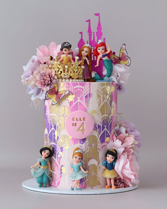 Disney Princess Character Cake - Bel Bear Bakes