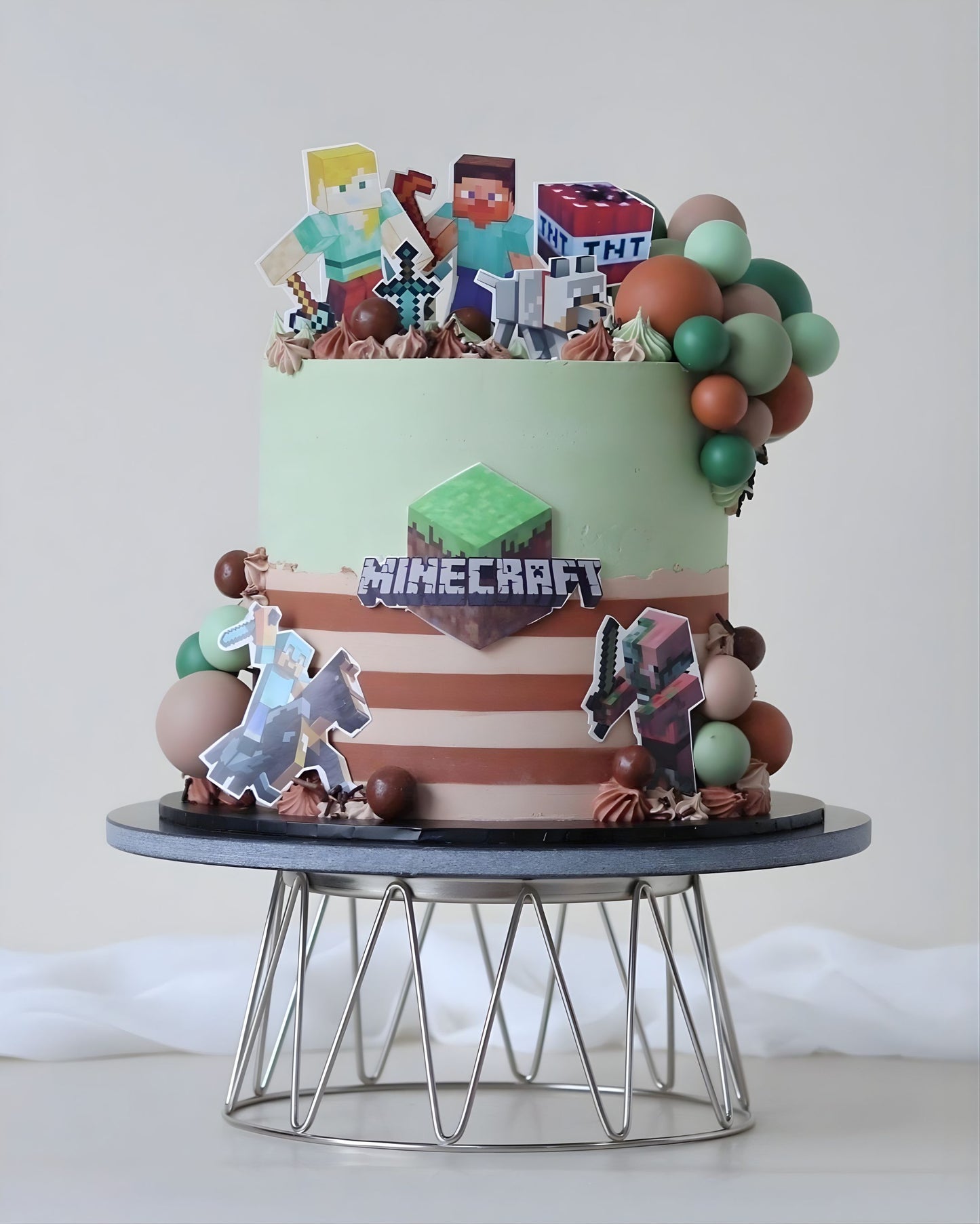 Minecraft Cake - Bel Bear Bakes