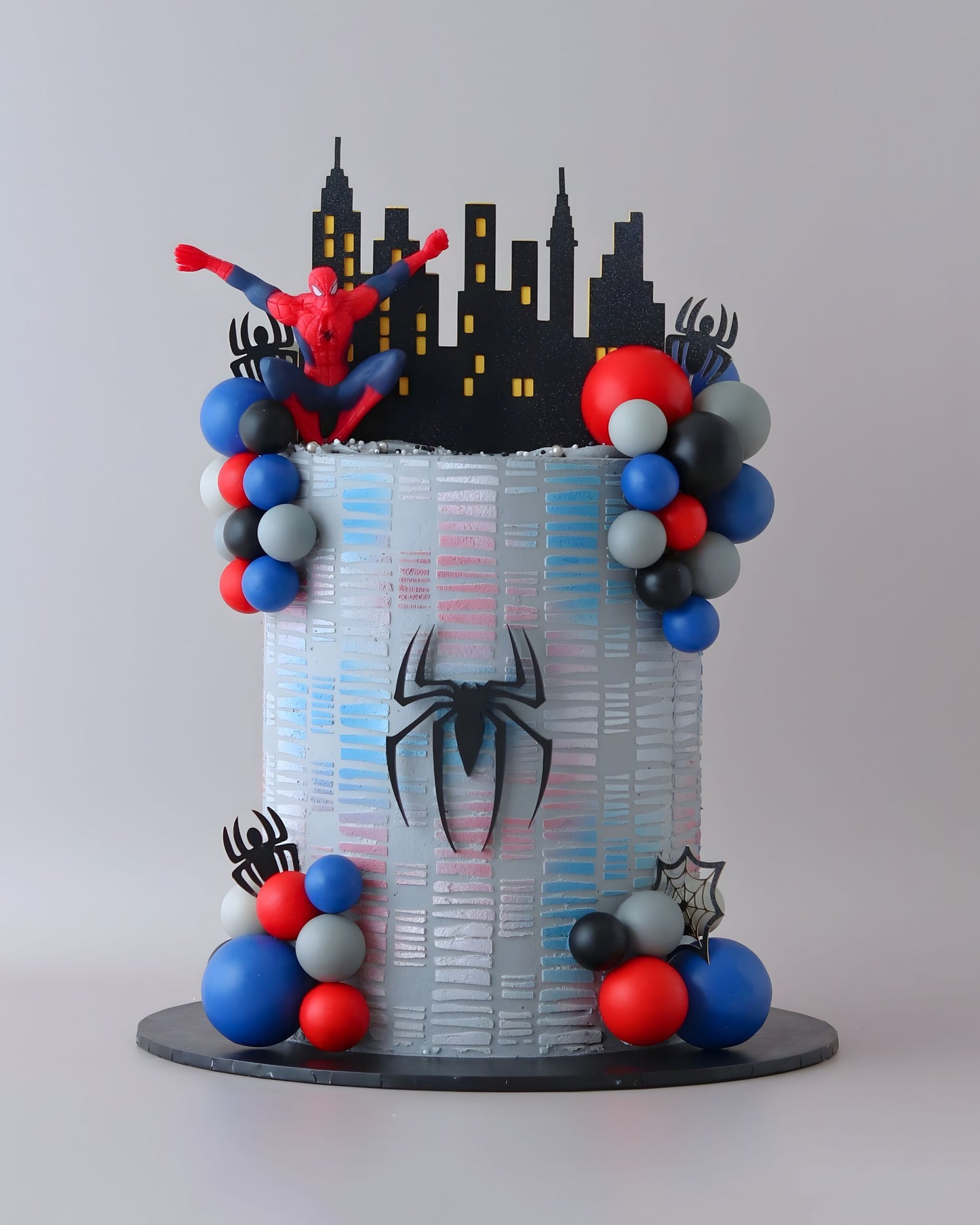 Spiderman Character Cake -  Bel Bear Bakes