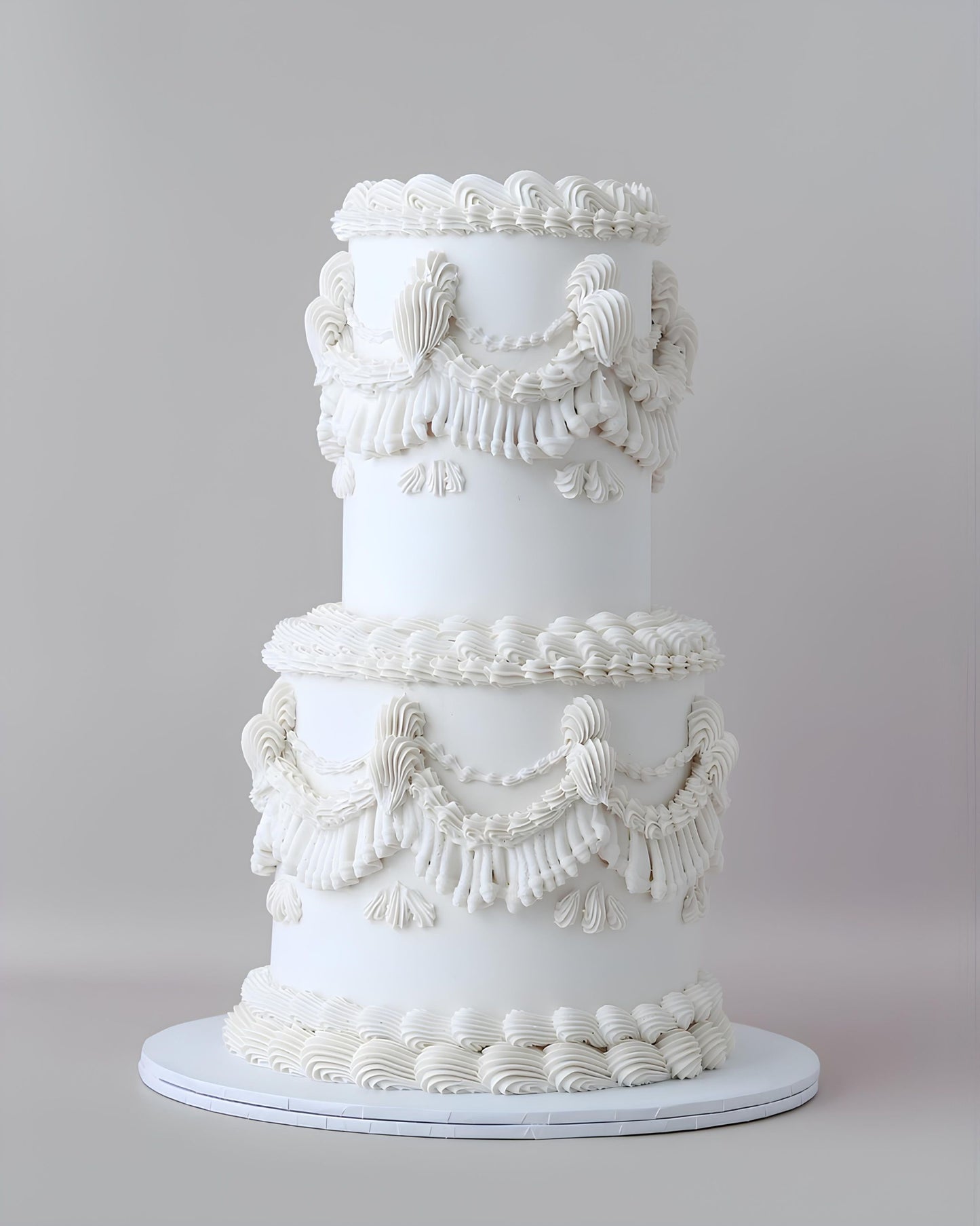 White Vintage Wedding Cake Bel Bear Bakes