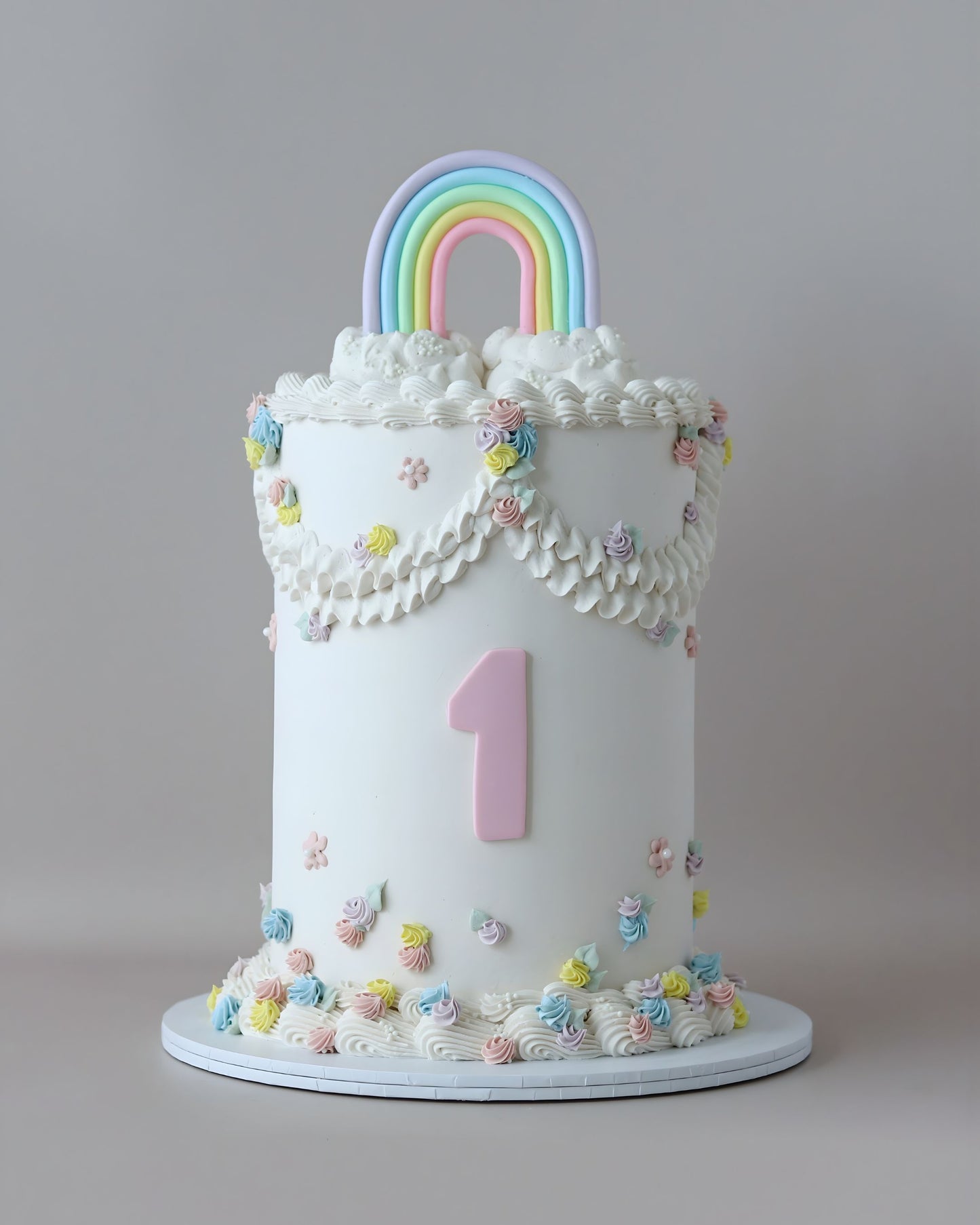 Vintage Rainbow Cake - Bel Bear Bakes