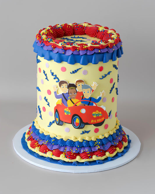 Wiggles character cake - Bel Bear Bakes