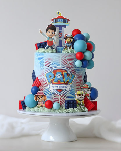 Paw Patrol Character Cake - Bel Bear Bakes