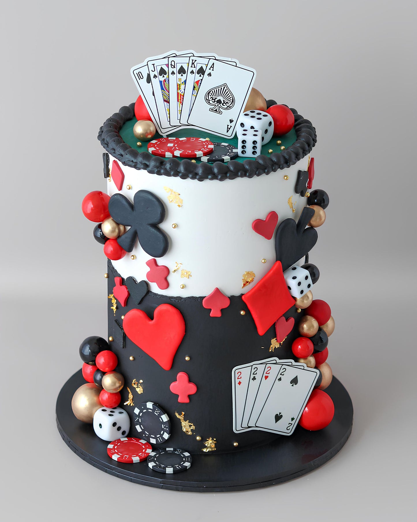 Poker Theme Cake - Bel Bear Bakes