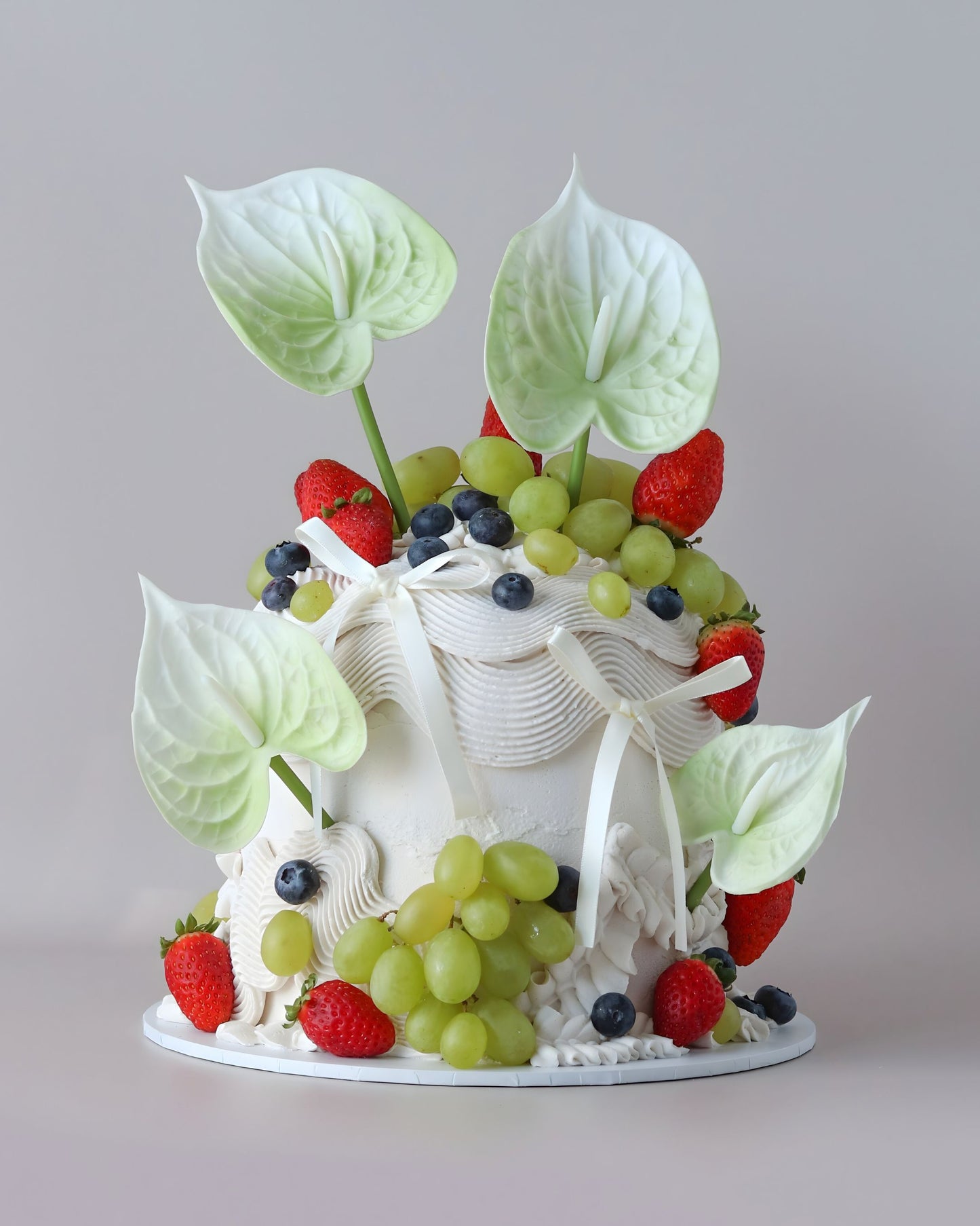 Floral & Fruit Dome Celebration Cake - Bel Bear Bakes