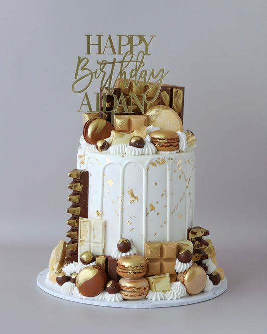 Sweet Delicious Chocolate loaded Celebration Cake - Bel Bear Bakes