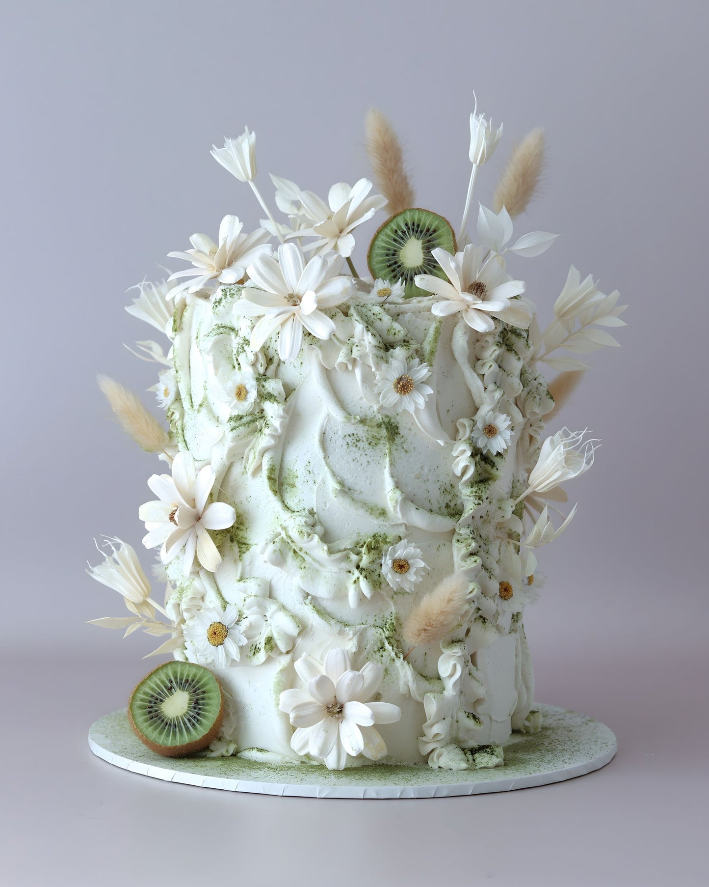 Textured daisy floral cake - Bel Bear Bakes